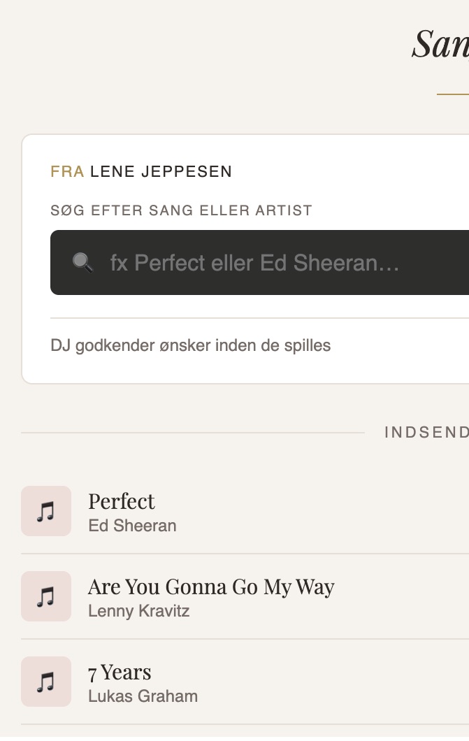 Sangønsker
